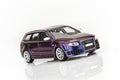 (Coming Soon) MOTORHELIX 1/64 Audi RS4 (B7) 2005 - Armygirl Purple Pearl