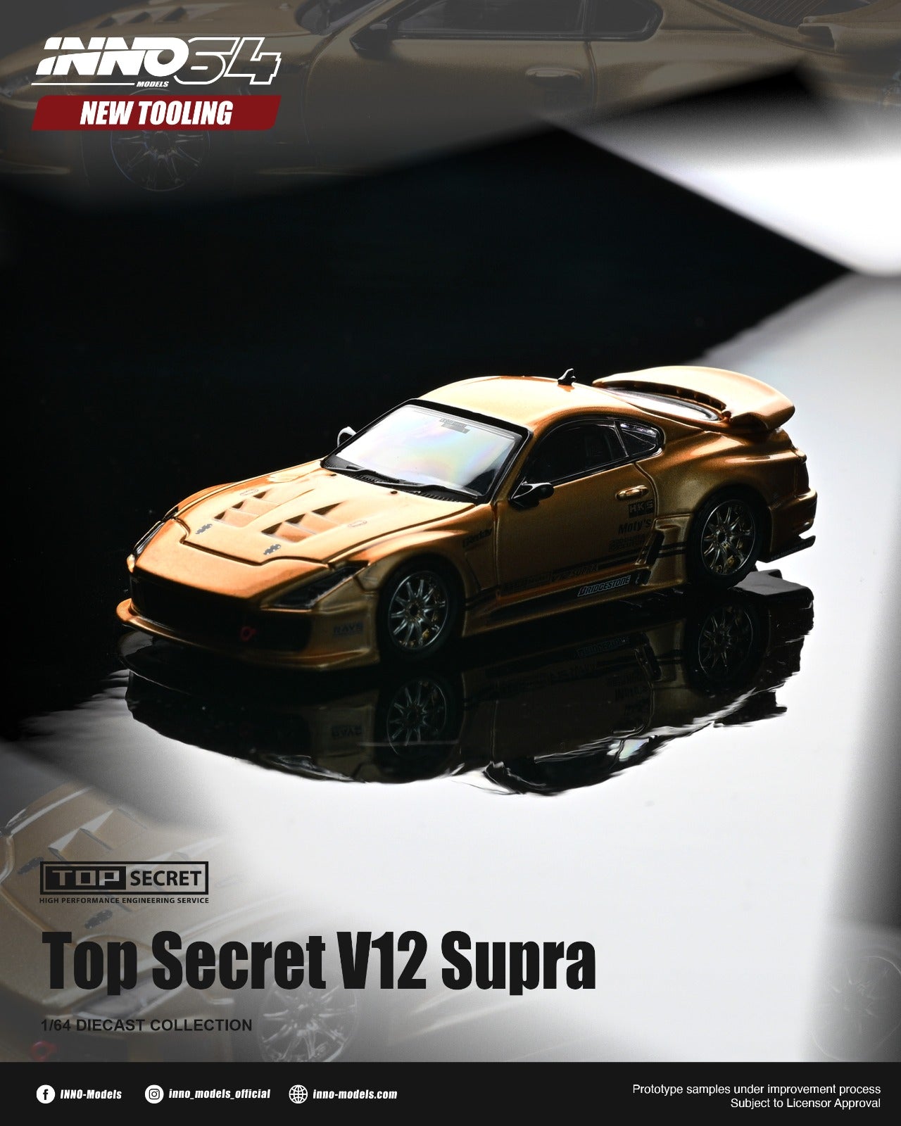 (Coming Soon) INNO64 1/64 TOP SECRET V12 SUPRA