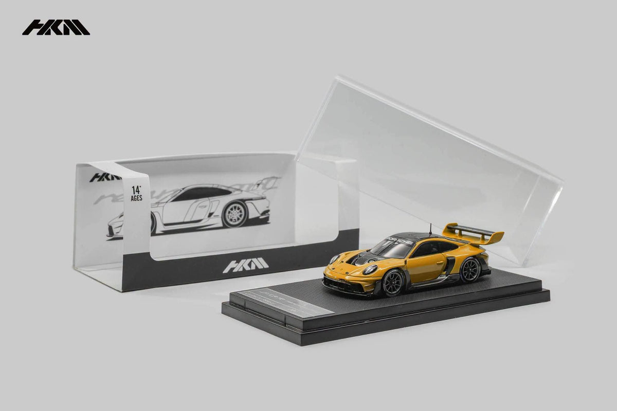 (Coming Soon) HKM 1:64 911 (992) GT3 R Rennsport Signal Orange