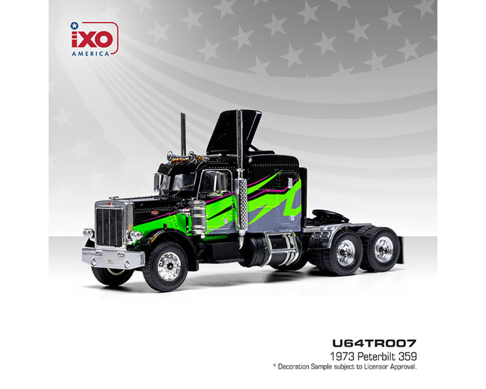 IXOAMERICA 1:64 1973 Peterbilt 359 – Black and Lime