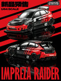 (Coming Soon) TIMEMICRO × PSC DESIGN 1:64 Impreza "Raider" Red & Black