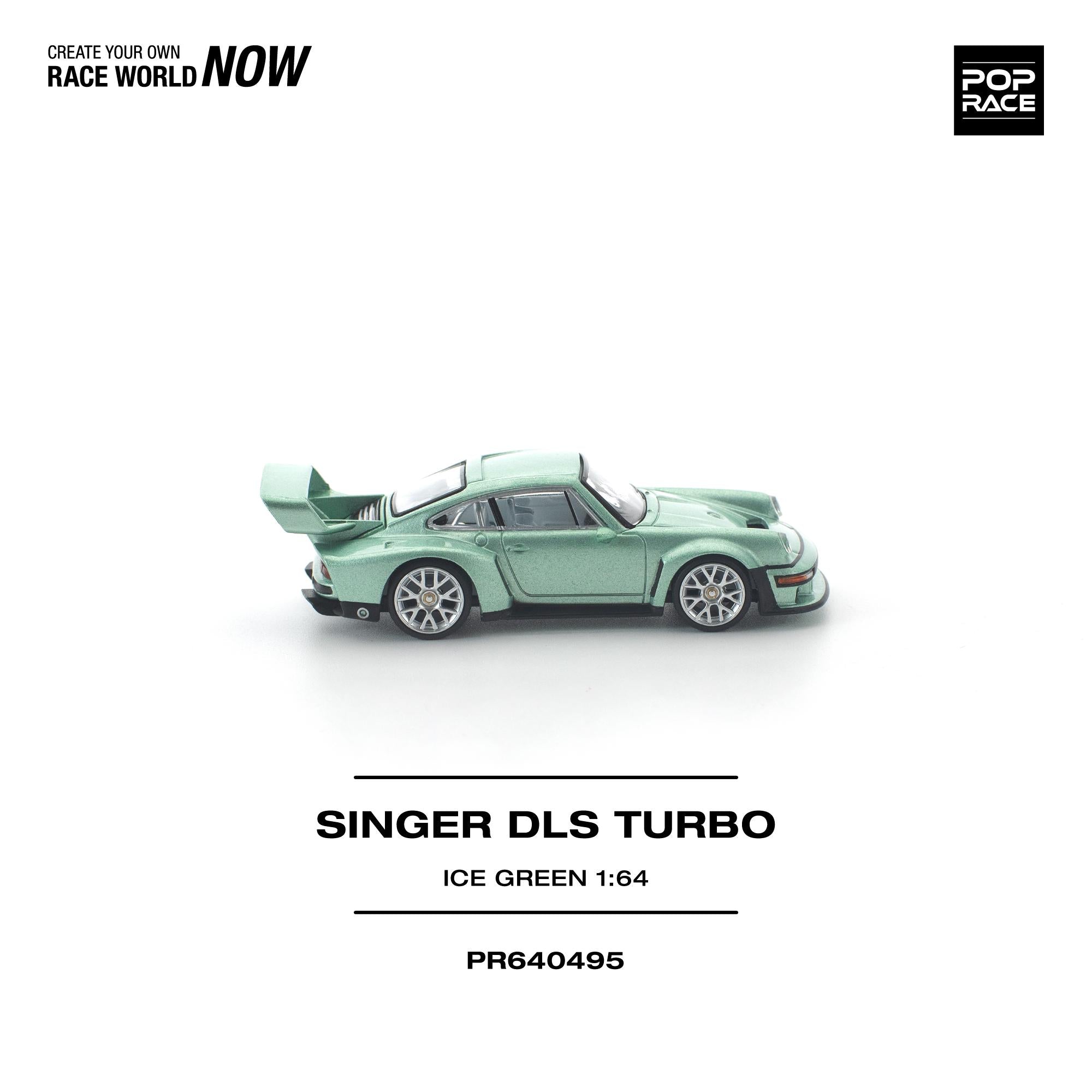 (Coming Soon) POPRACE 1/64 SINGER DLS TURBO ICE GREEN