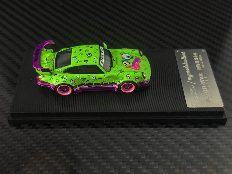 (Coming Soon) MYMODELCOLLECT 1:64 RWB964 GT Wing Diecast Model Boo!nigan