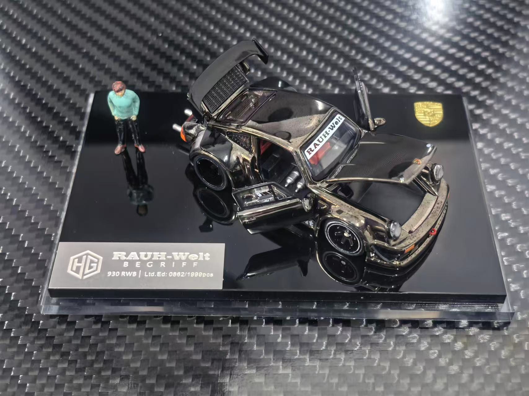(Coming Soon) FG Customized Version 1/64 RWB930 Fully Open Diecast Model