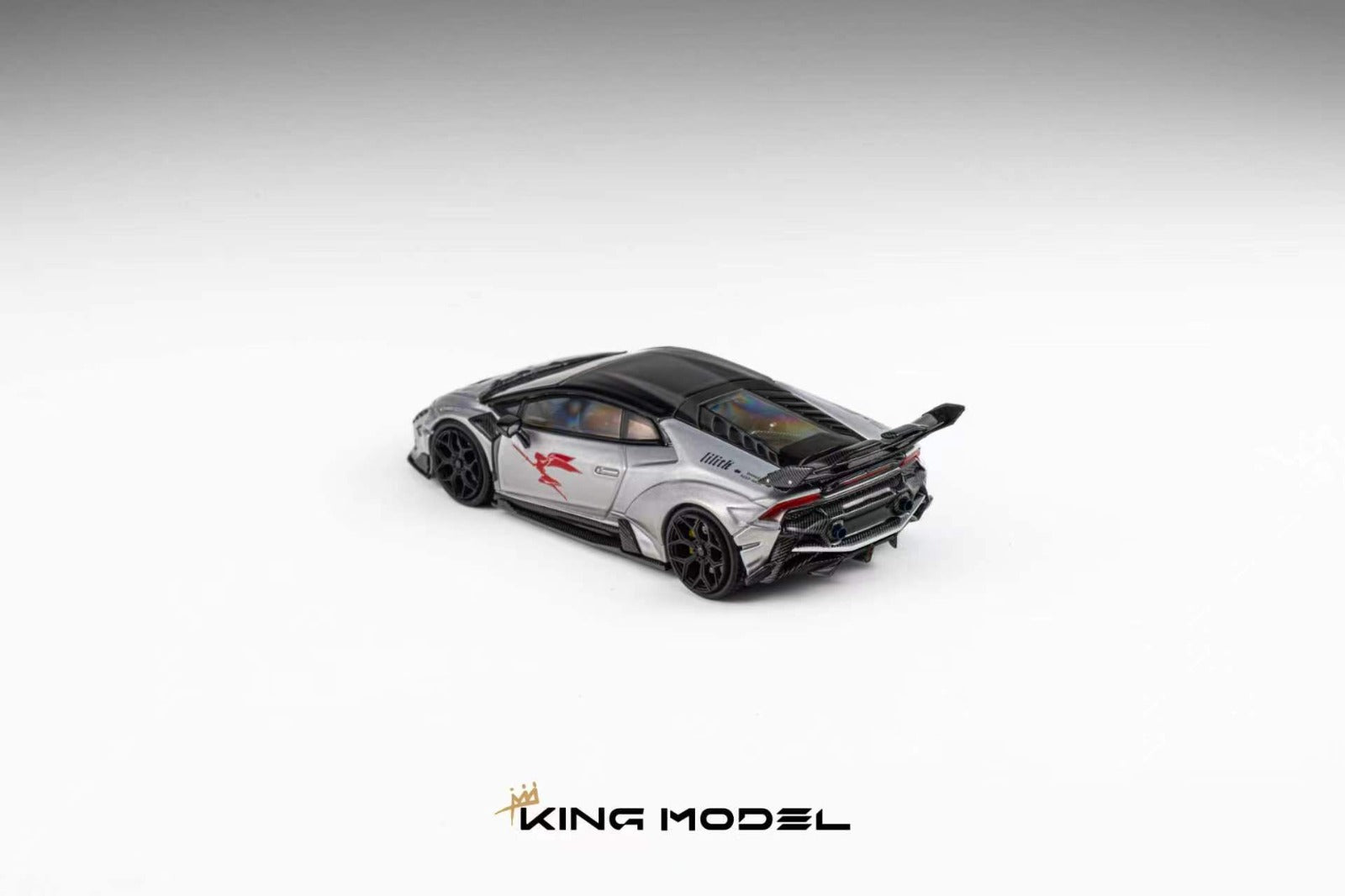 (Coming Soon) KINGMODEL 1/64 DarwinPRO Huracan LILITH Diecast model - Glossy Silver
