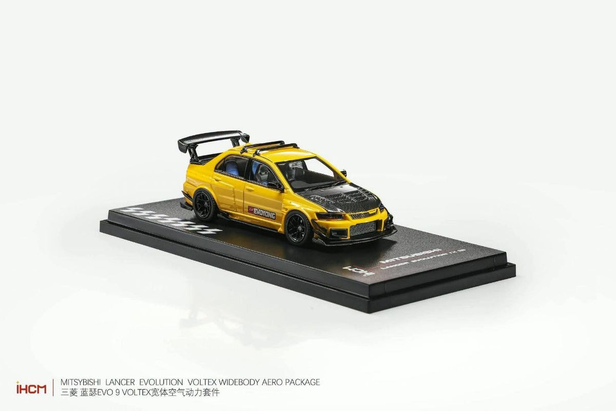 (Coming Soon) iHCM64 1:64 Mitsubishi Lancer GSR Evolution IX (EVO 9) Lightning Yellow