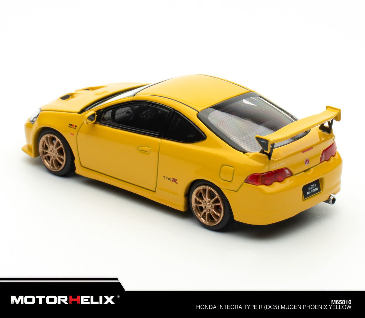 MOTORHELIX 1:64 Honda INTEGRA TYPE MUGEN (DC5) Yellow