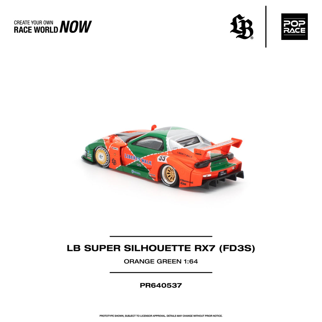 (Coming Soon) POPRACE 1/64 LB SUPER SILHOUETTE RX7 (FD3S)