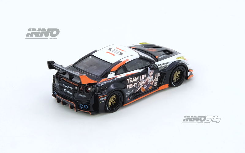 INNO64 1:64 Nissan GT-R R35 WIDEBODY AORUS X INNO64 Limited Edition (GIGABYTE)