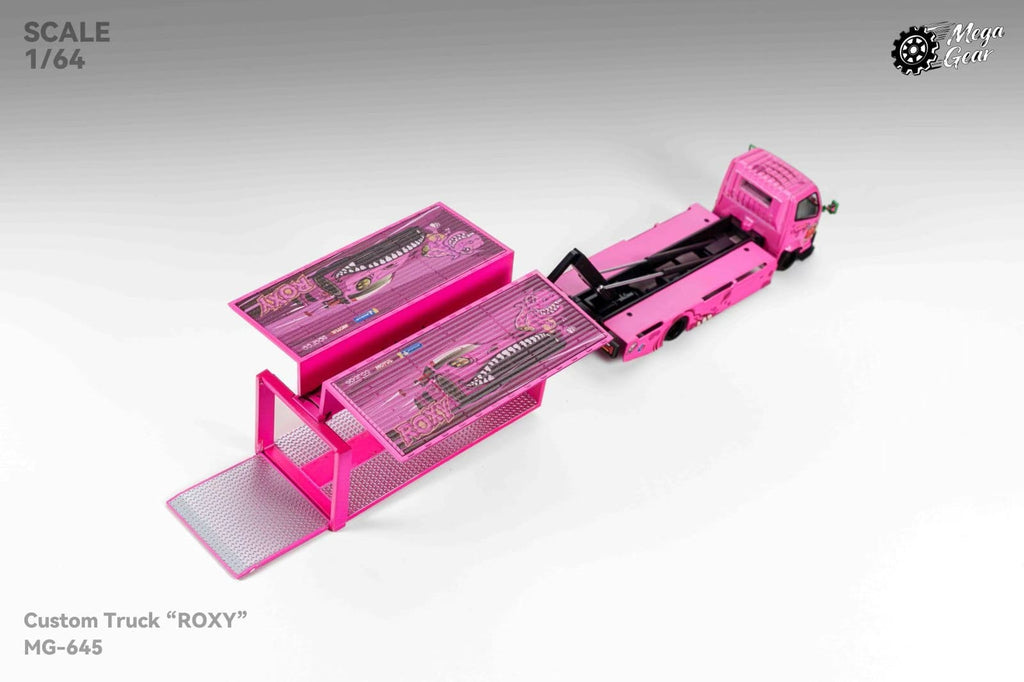 (Coming Soon) MEGAGEAR 1/64 Custom Truck Diecast - "Roxy" livery