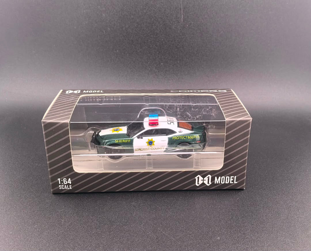(Coming Soon) 1+1MODEL 1/64 Fifth-Generation Chevrolet Camaro - Need for Speed Police Livery