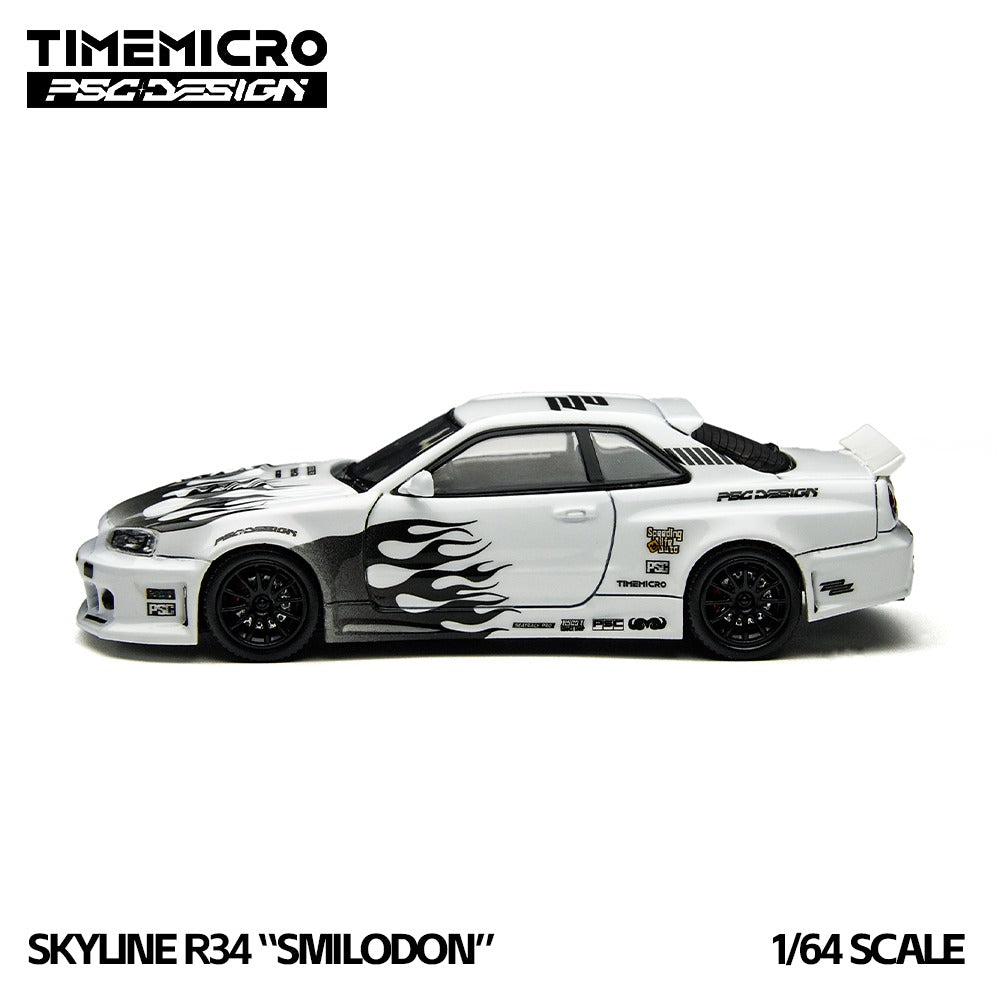 (Coming Soon) TIMEMICRO × PSC DESIGN 1:64 R34 “Smilodon” Black & White
