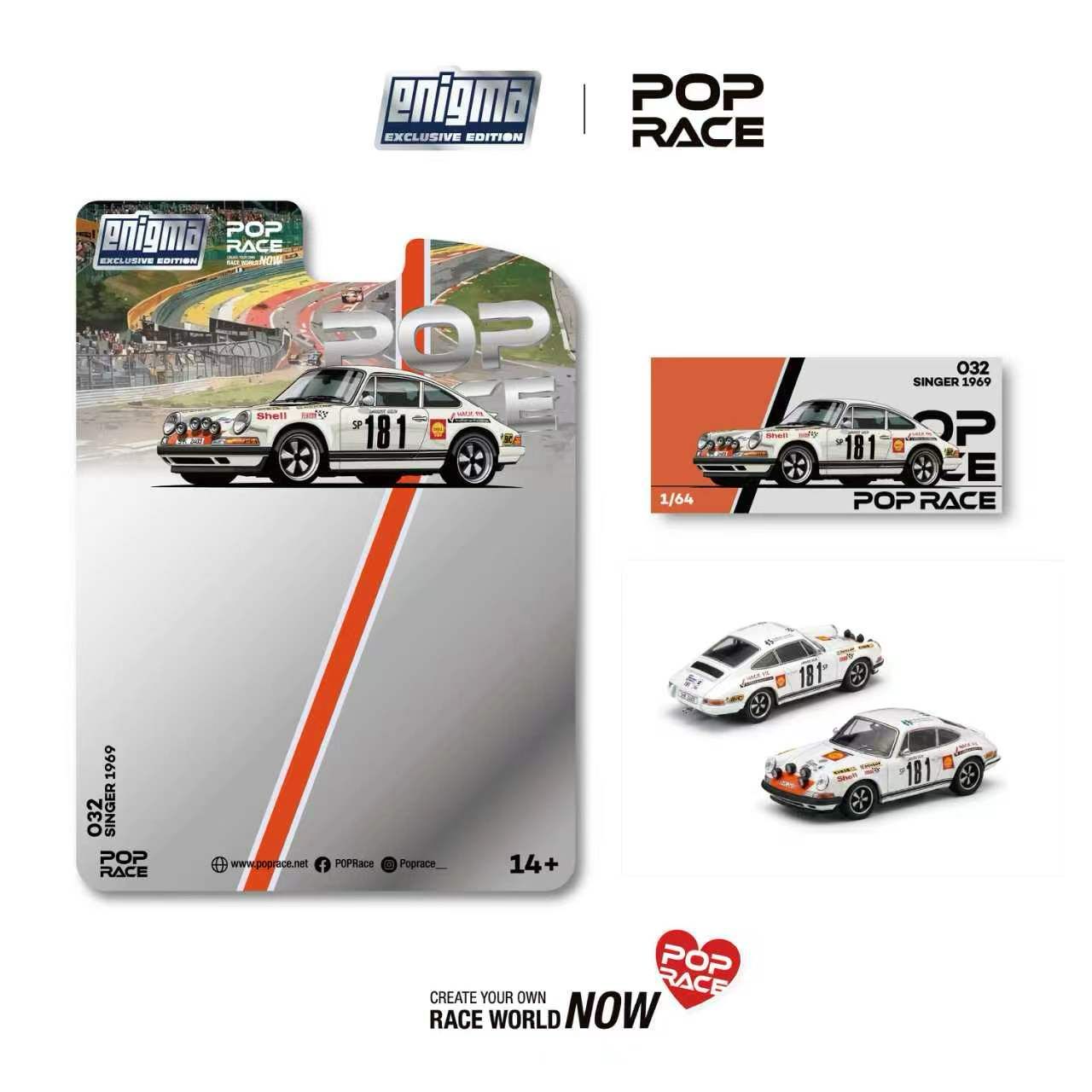 (Coming Soon) POPRACE 1/64 SINGER 1969 TOUR DE FRANCE #181 (enigma exclusive edition)