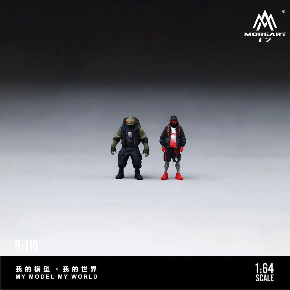 (Coming Soon) MOREART 1:64 Cyberpunk Figure Set C