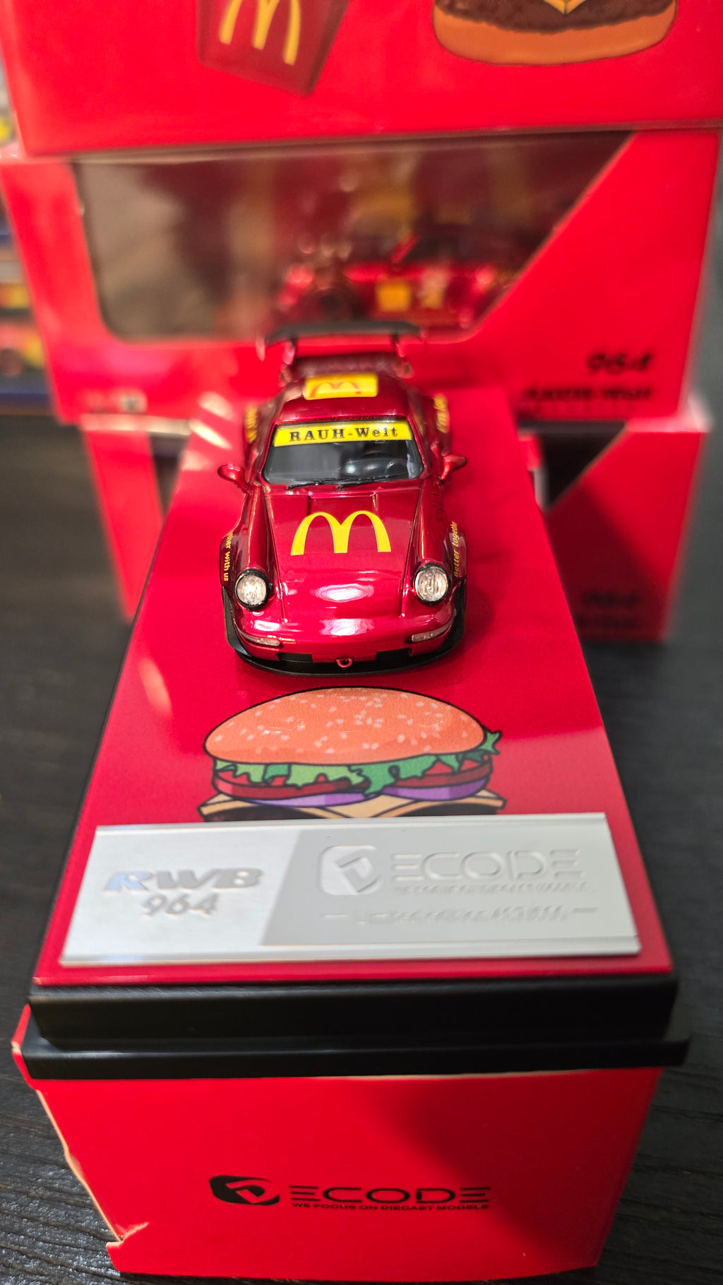 DECODE 1:64 RWB 964 McDonalds CHROME Red *Numbered Pieces Only 500*