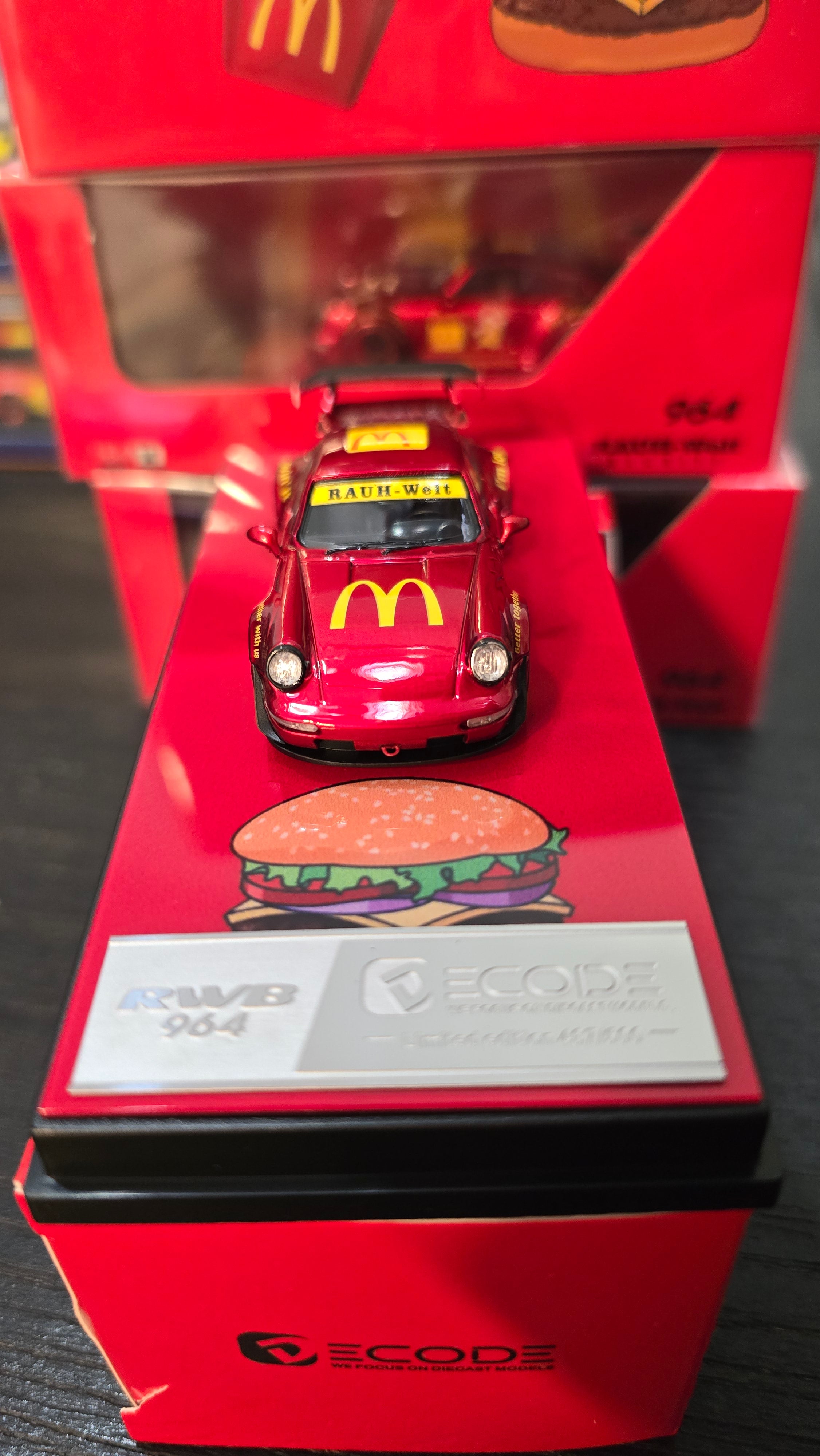 DECODE 1:64 RWB 964 McDonalds CHROME Red *Numbered Pieces Only 500*