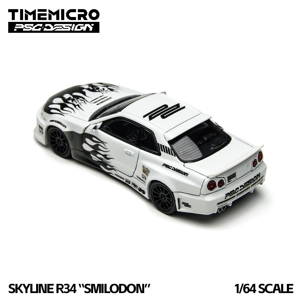 (Coming Soon) TIMEMICRO × PSC DESIGN 1:64 R34 “Smilodon” Black & White