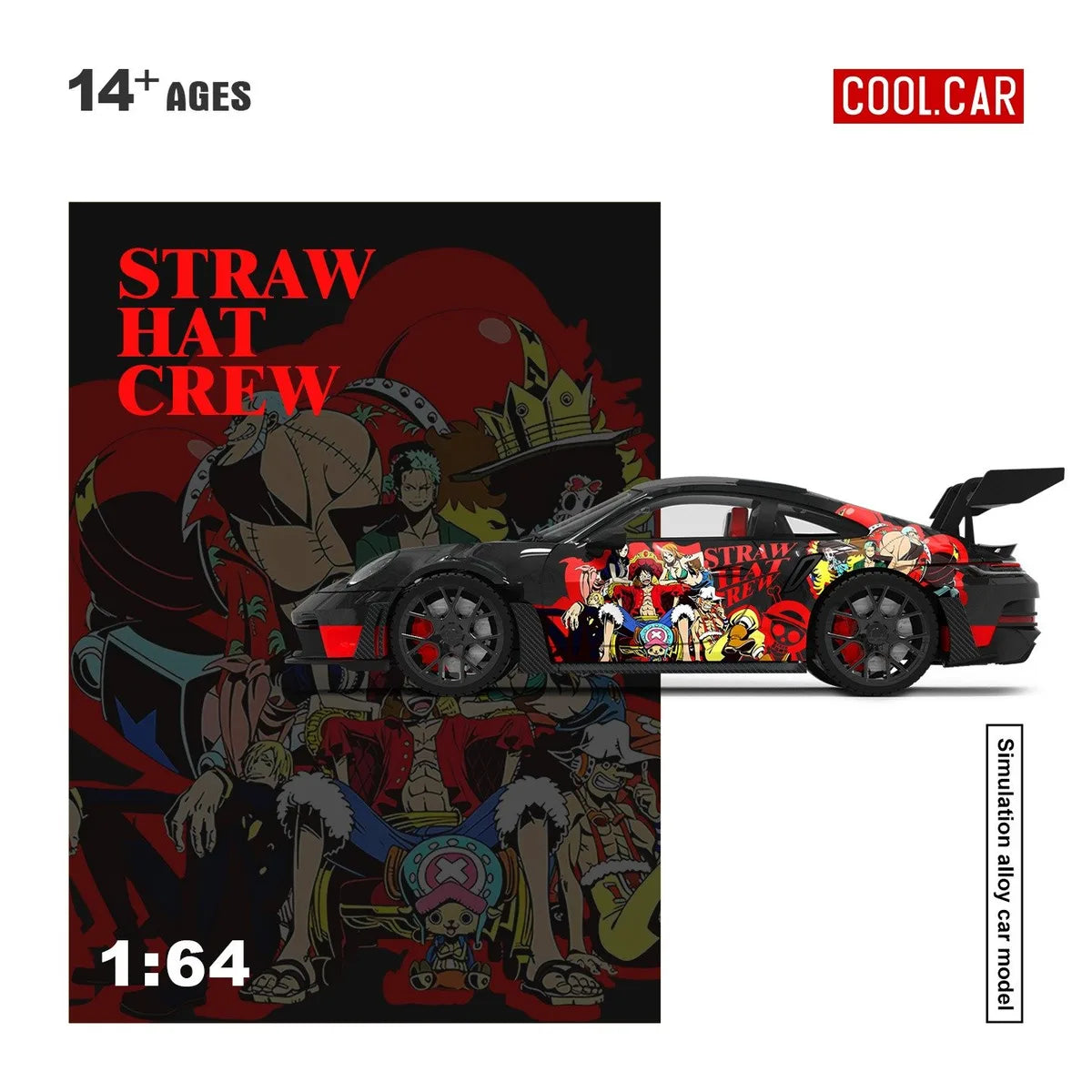 (Coming Soon) COOLCAR 1:64 Porsche 992 GT3 RS - One Piece