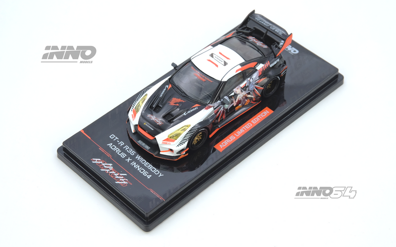 INNO64 1:64 Nissan GT-R R35 WIDEBODY AORUS X INNO64 Limited Edition (GIGABYTE)