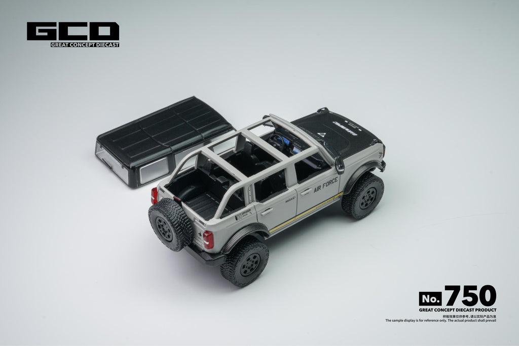 (Coming Soon) GCD 1/64 Bronco DarwinPRO AIR FORCE GREY (LHD)