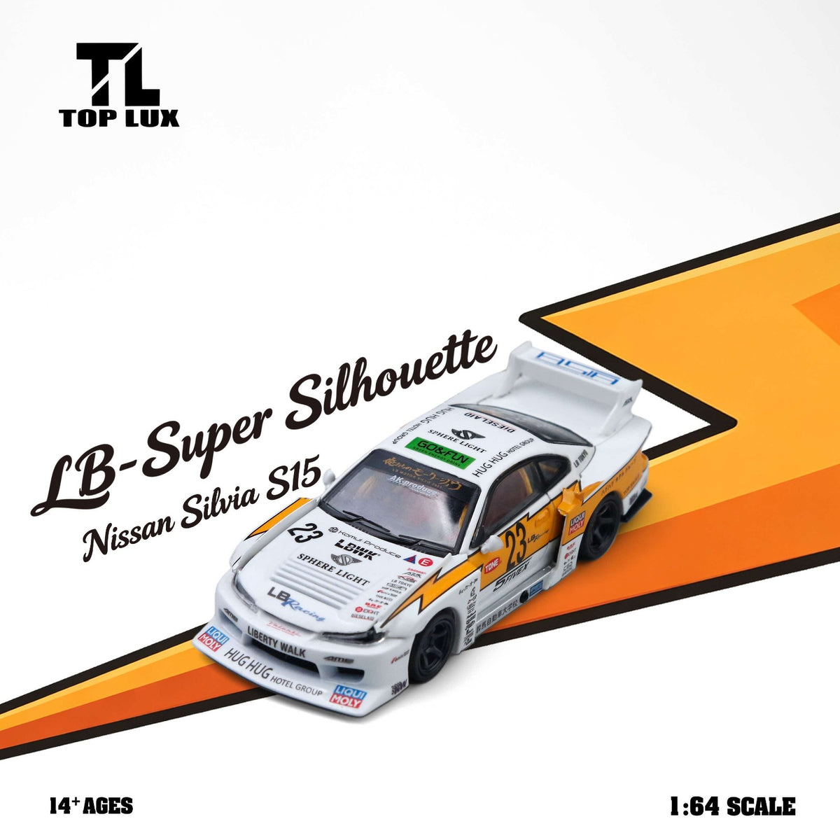 (Coming Soon) TOPLUX 1:64 LBWK S15 Lightning 23# Diecast