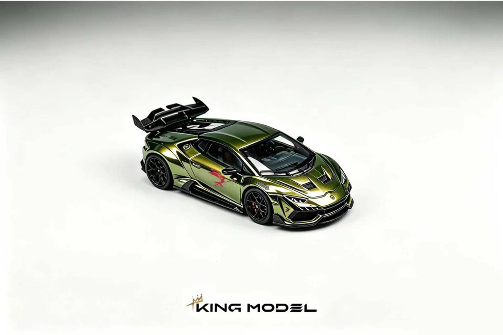 (Coming Soon) KINGMODEL 1/64 DarwinPRO Huracan LILITH Diecast model - Glossy Silver