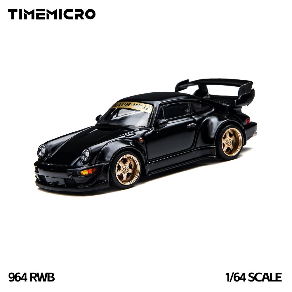 (Coming Soon) TIMEMICRO 1:64 RWB 964 (Black Edition)