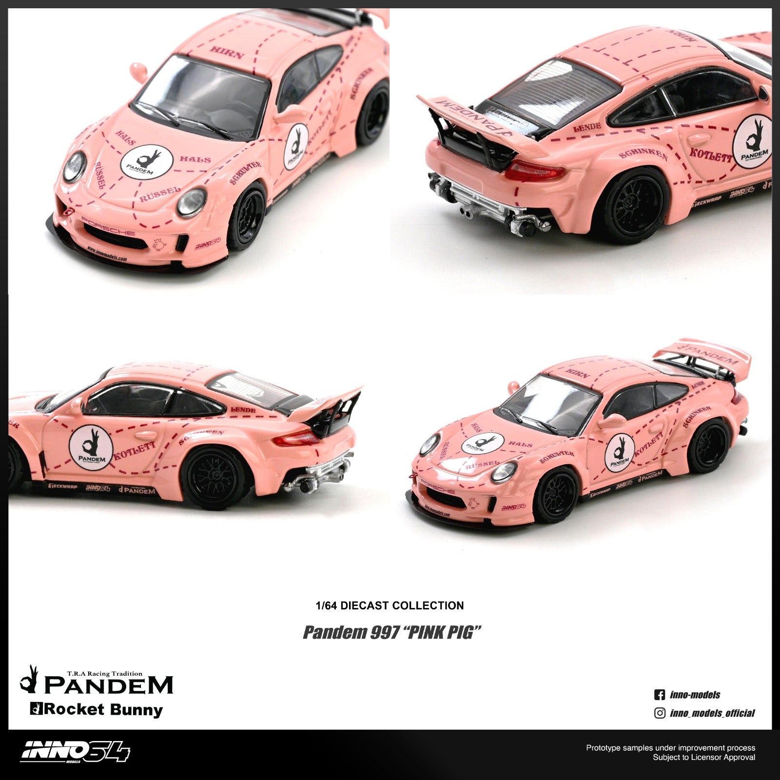 (Coming Soon) INNO64 1/64 PANDEM 997 "PINK PIG"