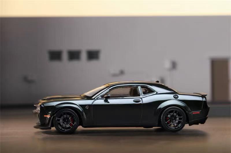 (Coming Soon) 1:64 Dodge Challenger SRT Hellcat  - Pitch Black (Limited to 450 pcs worldwide)