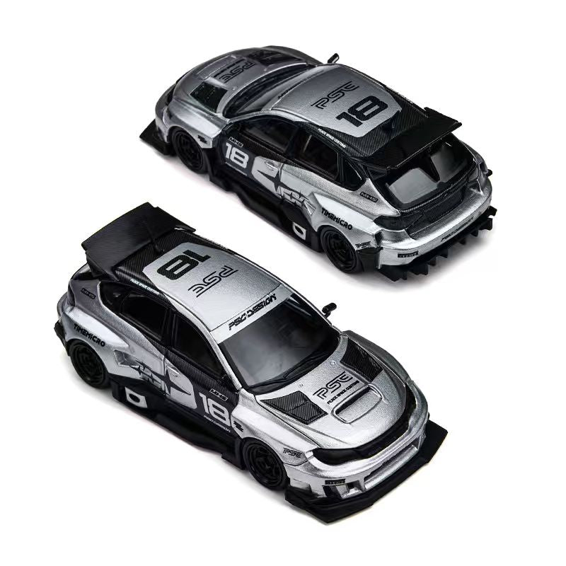(Coming Soon) TIMEMICRO x PSC DESIGN 1/64 Subaru Impreza "Raider" - Silver