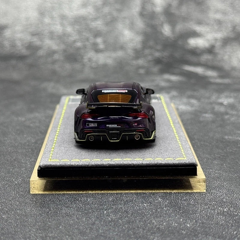 (Coming Soon) TOPART 1/64 Toyota Official Authorization Supra A90 (Darwin Pro Widebody Version) - Purple