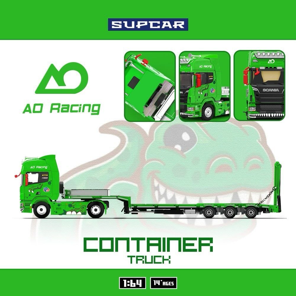 (Pre-Order) SUPCAR "Rexy" Scania S730 V8 Flatbed Transporter ** DEADLINE July 6, 2026**