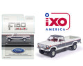 (Coming Soon) IXOAMERICA 1:64 1986 Ford F-150 XLT Lariat Long Bed Styleside 4x2 - Combination Tu-Tone Colonial with and Dark Grey Metallic