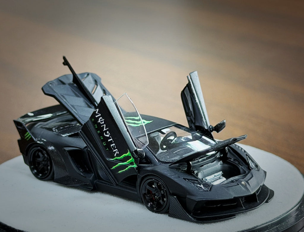(Coming Soon) PGM 1/64 LP700 GT EVO Black Monster - Luxury Version
