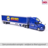 (Coming Soon) IXOAMERICA 1:64 2018 Freightliner Cascadia NAPA Auto Parts with modern trailer - Blue "N.a.p.a"