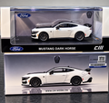 CMMODEL 1/64 Ford Mustang DarkHorse Oxford White