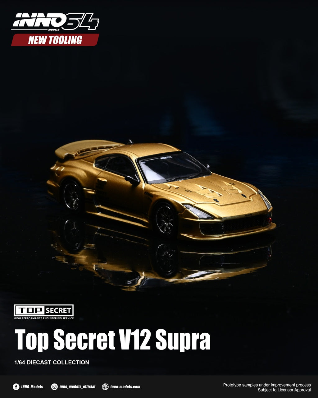 (Coming Soon) INNO64 1/64 TOP SECRET V12 SUPRA