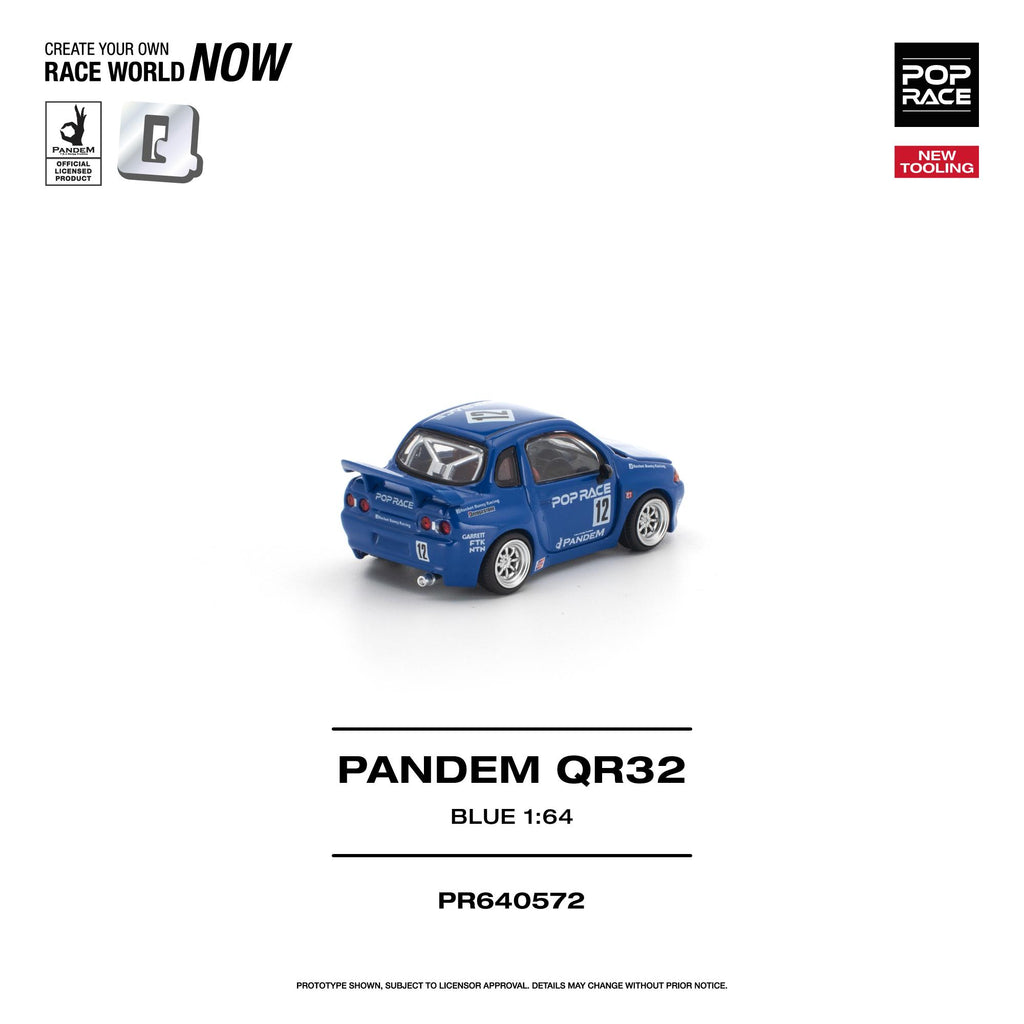 (Coming Soon) POPRACE 1/64 PANDEM QR32 - BLUE - NEW TOOLING