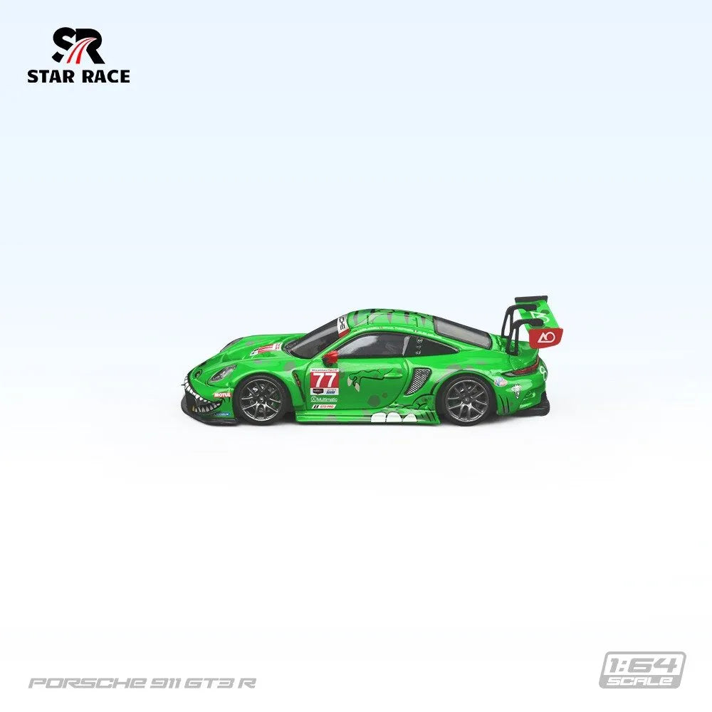 (Coming Soon) STARRACE 1:64 Porsche 911 GT3 T-Rex Number 77