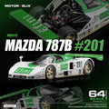 (Coming Soon) MOTORHELIX 1/64 Mazda 787B #201 Green/White