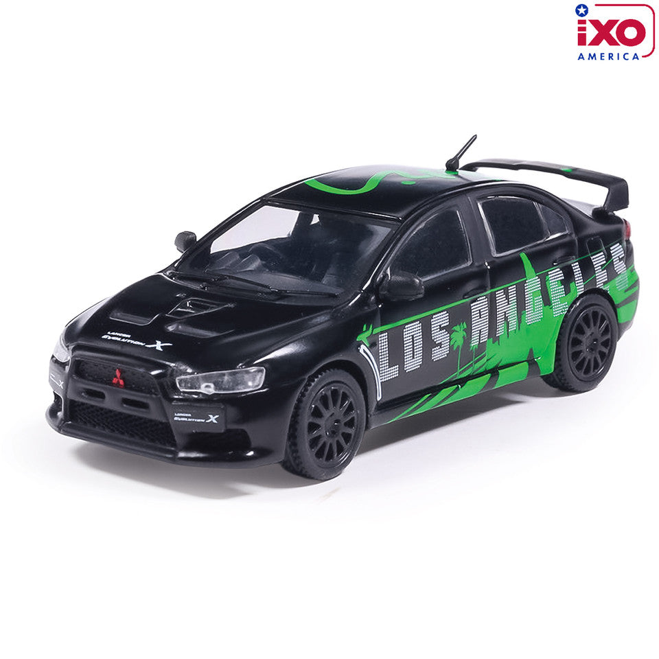 (Coming Soon) IXO America 1:64 2007 Mitsubishi Lancer Evolution X (CBA-CZ4A) - L.A. Street Edition