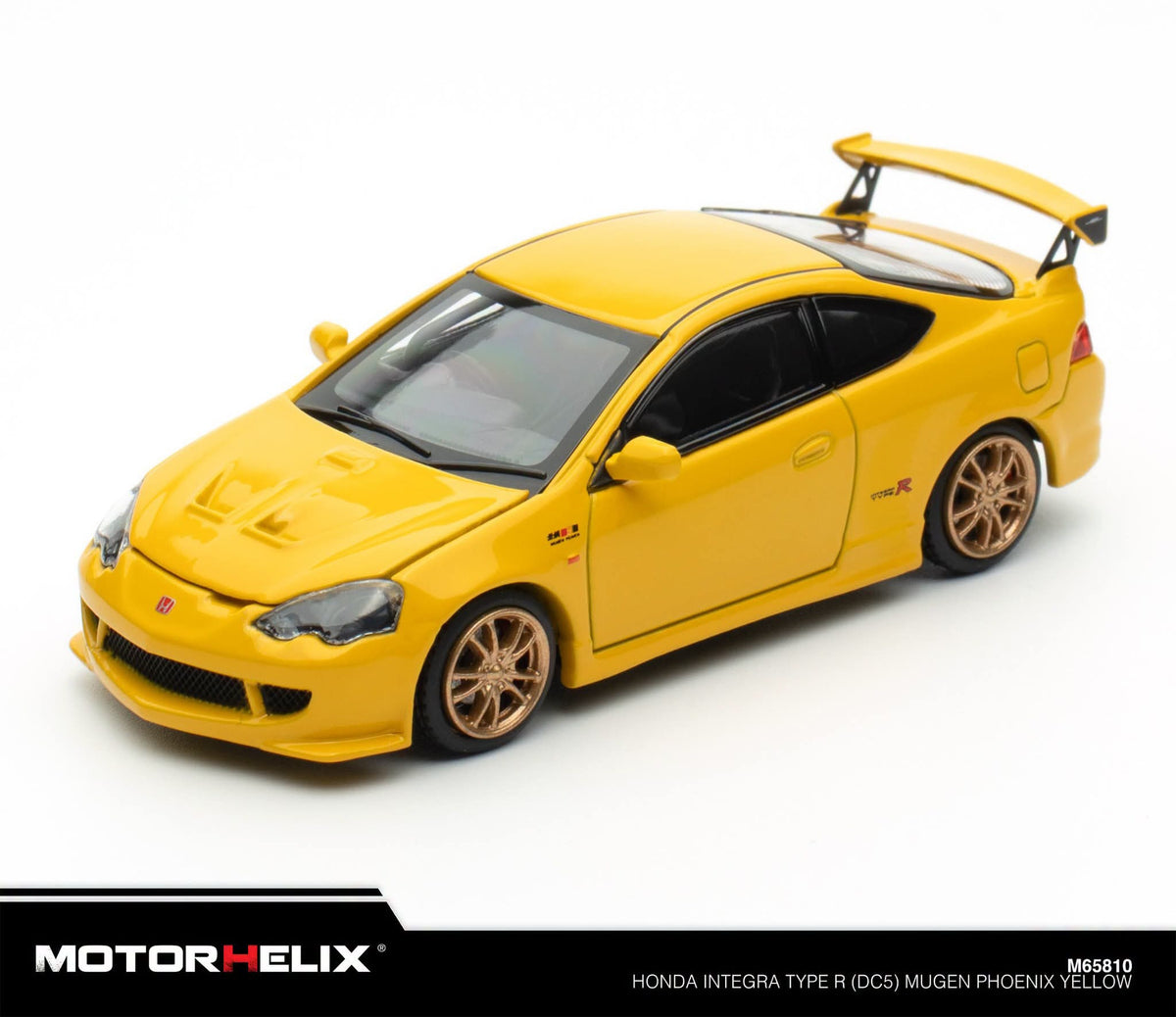 MOTORHELIX 1:64 Honda INTEGRA TYPE MUGEN (DC5) Yellow