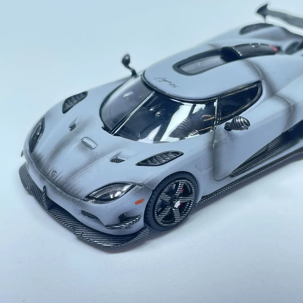 (Coming Soon) CUSTOMEDITION 1:64 Koenigsegg Agera RS Combat Grey | APAxpo Exclusive 2026 **CHASE RANDOMLY DISTRIBUTED**