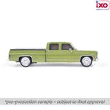 (Coming Soon) IXOAMERICA 1:64 1974 Chevrolet Cheyenne Super C10 Crew Cab Fleetside - Lime Green Metallic - Lowered