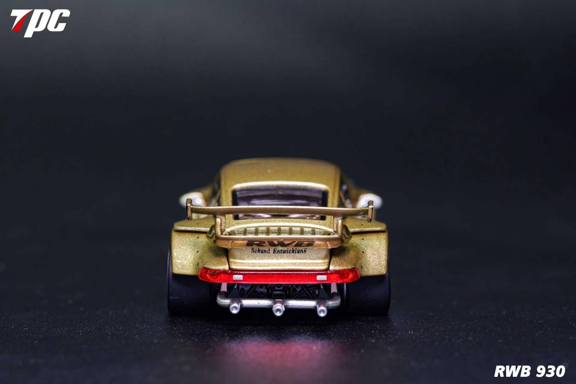 (Coming Soon) TPC 1:64 Custom Edition RWB930 Full Open Diecast - Gold