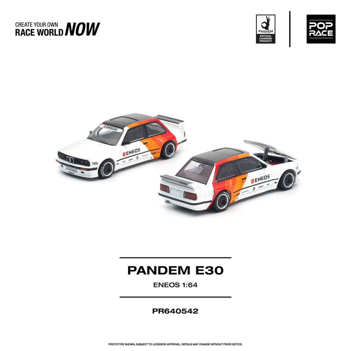 (Coming Soon) POPRACE 1/64 PANDEM E30 ENEOS