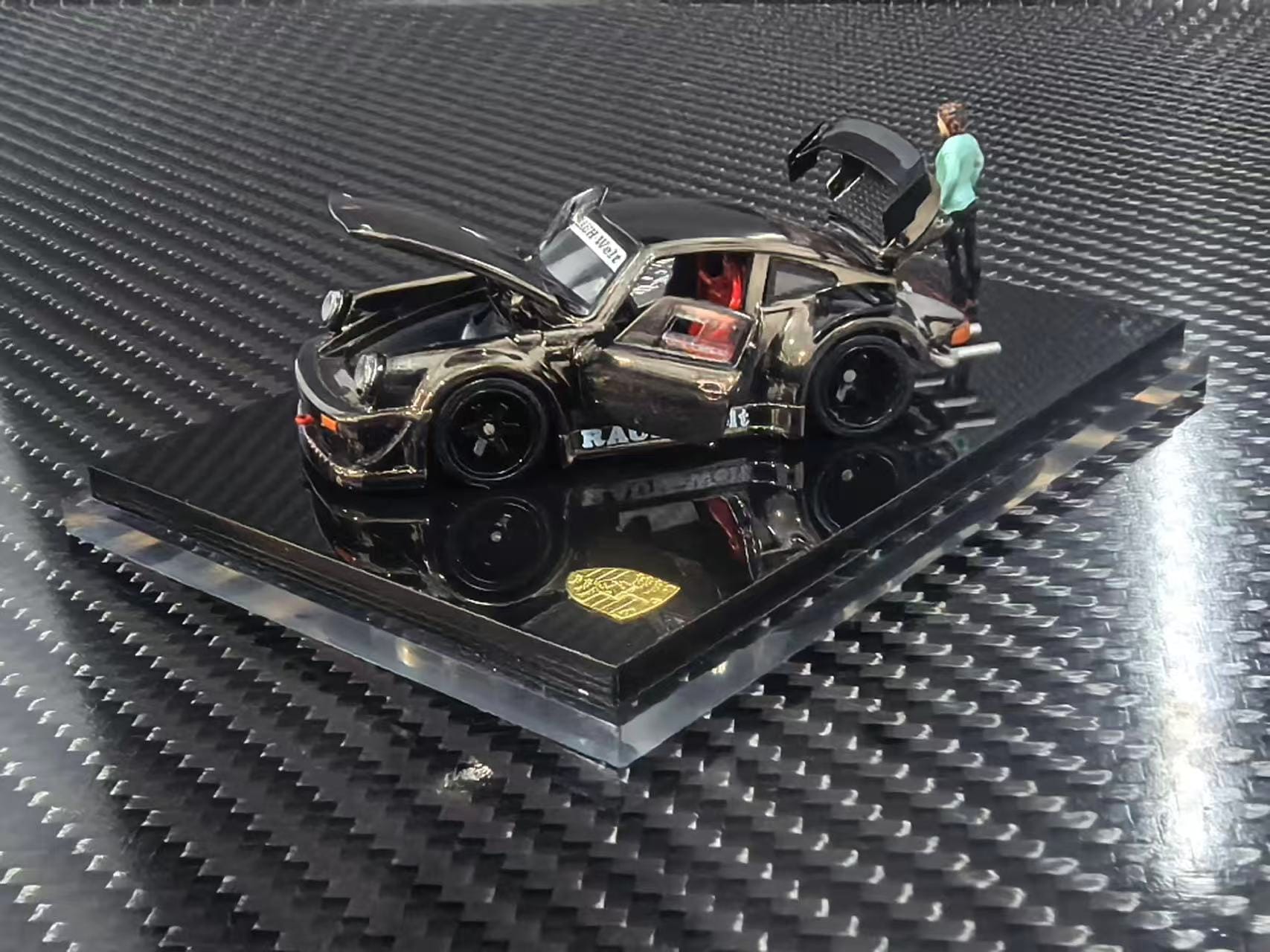 (Coming Soon) FG Customized Version 1/64 RWB930 Fully Open Diecast Model
