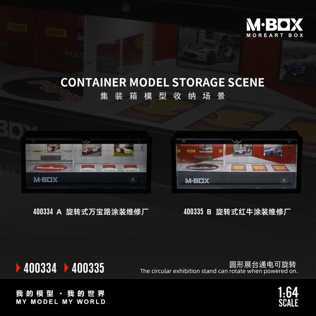 (Coming Soon) MOREART MBOX Container Model Storage Scene Simulation - Marlboro Paint Maintenance Shop #34