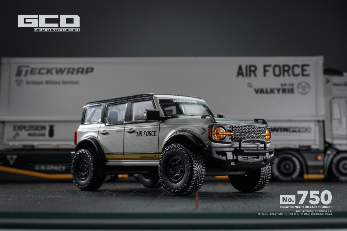 (Coming Soon) GCD 1/64 Bronco DarwinPRO AIR FORCE GREY (LHD)