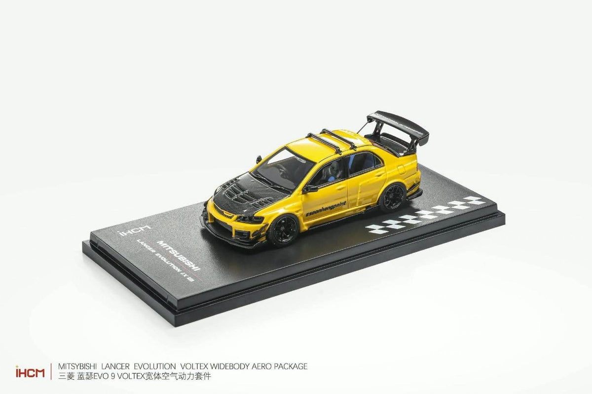 (Coming Soon) iHCM64 1:64 Mitsubishi Lancer GSR Evolution IX (EVO 9) Lightning Yellow